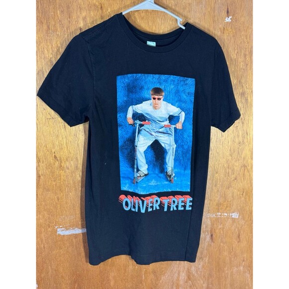 Oliver Tree Double Razor Kick Scooters Concert Tour Shirt Medium M Pacific - Picture 1 of 8